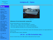 Tablet Screenshot of mysigma.dk